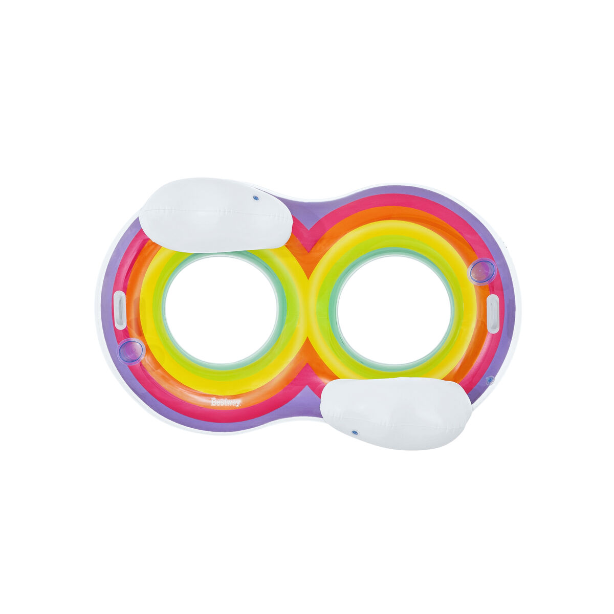 Bestway Roue Gonflable avec Poignées et Dossier 186x116 cm Plage et Piscine 43648